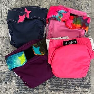 Ragababe size small all-in-one reusable cloth diapers (4 pieces)